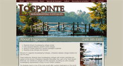 Desktop Screenshot of logpointecottages.ca